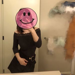 Hollister Off shoulder mid sleeve Bodysuit